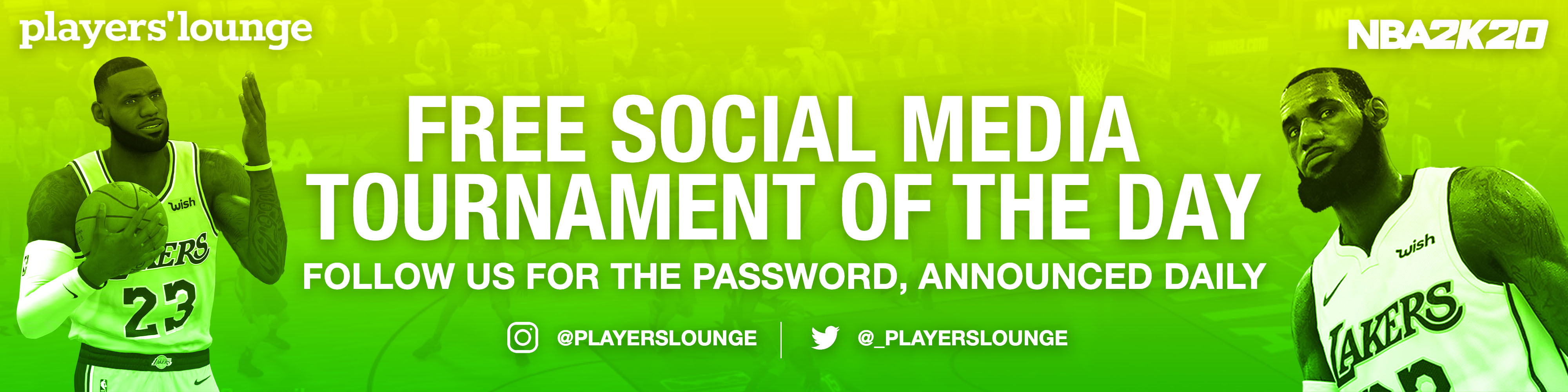 Players' Lounge Sunday 50 NBA2K Social Media Tourney of the day