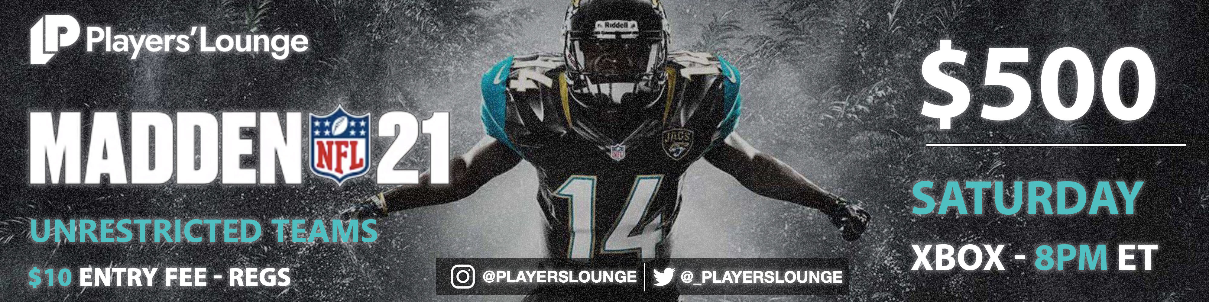 Players' Lounge 500 Madden Saturday